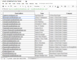 Data Entry in Google Drive